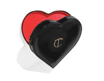 BUY New and Unused Charlotte Tilbury Heart Bag in Black