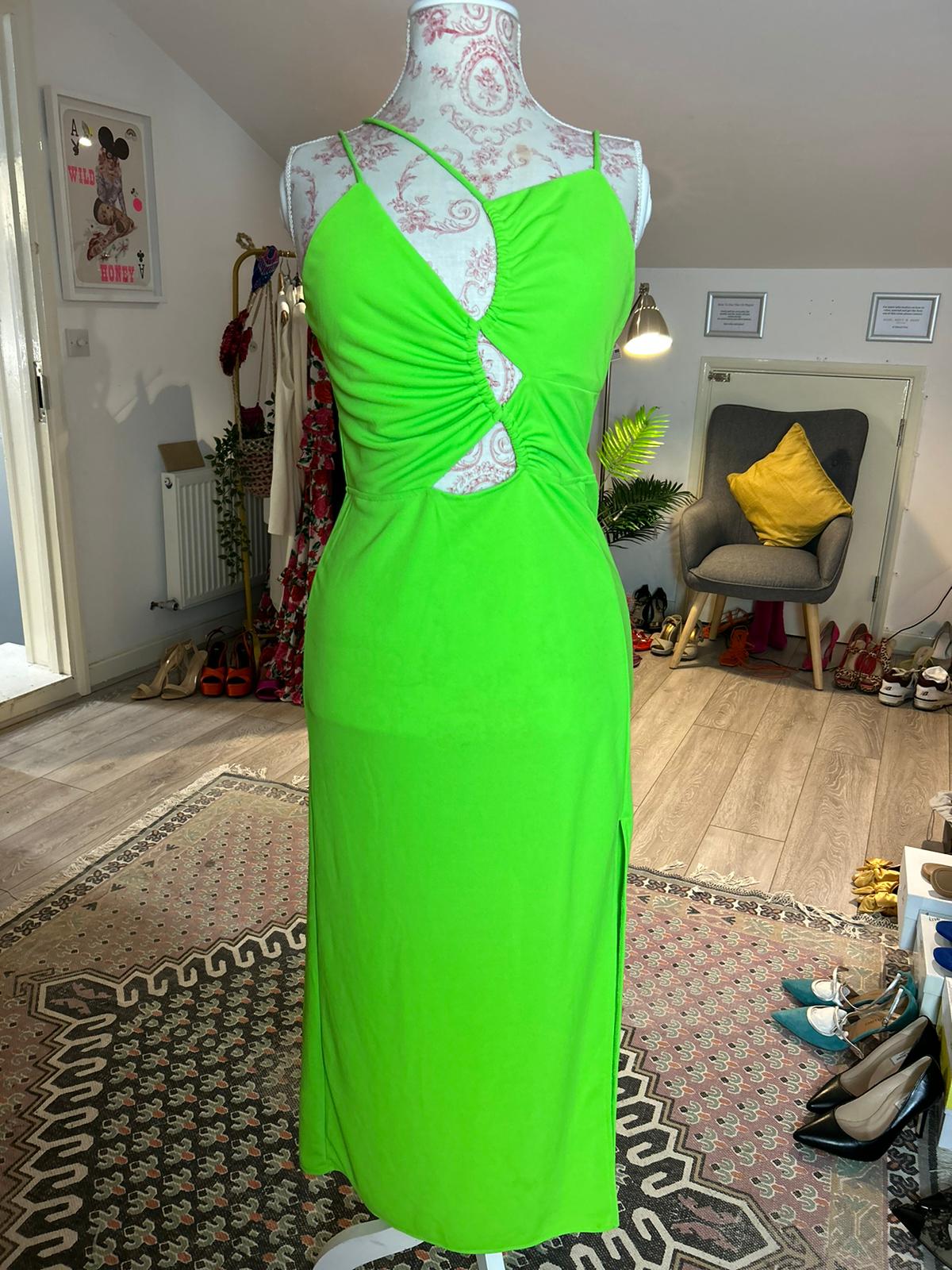 H&M Neon Green Dress