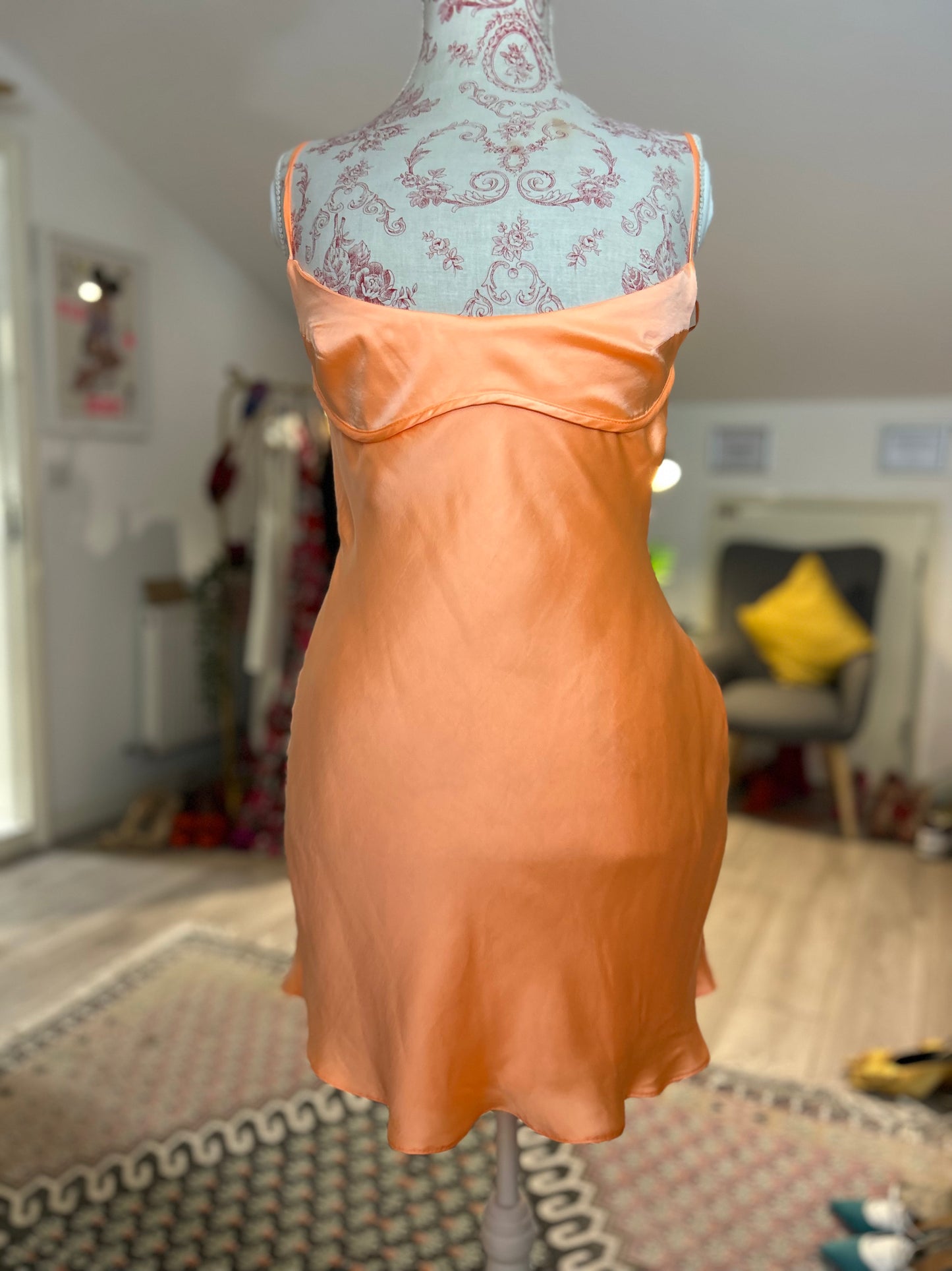 Zara orange short dress Clearance