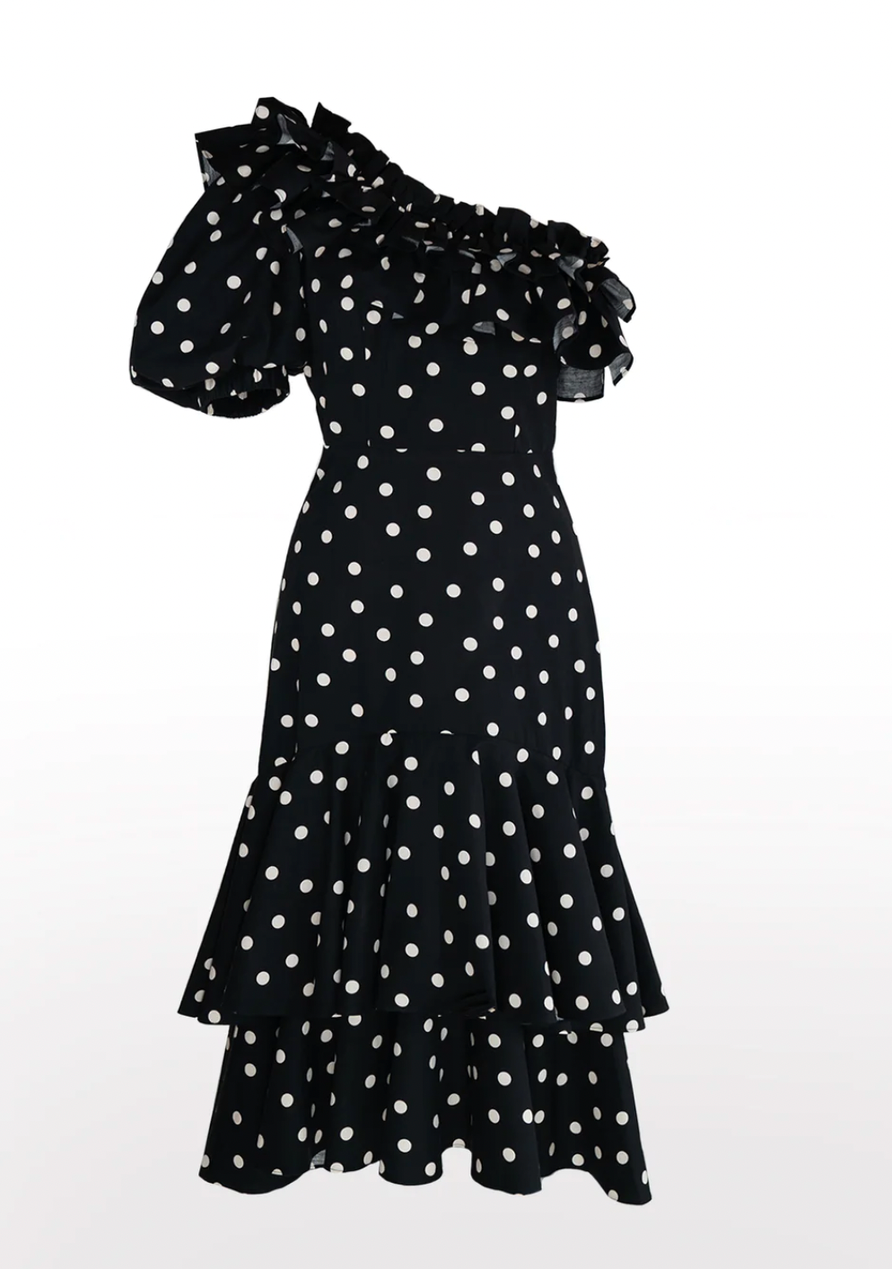 Rent Queens Of Archive Jeanne Noir Dress